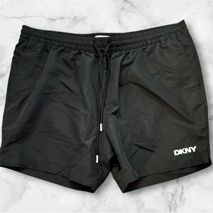 DKNY Black Swim Shorts sz XXL , 011